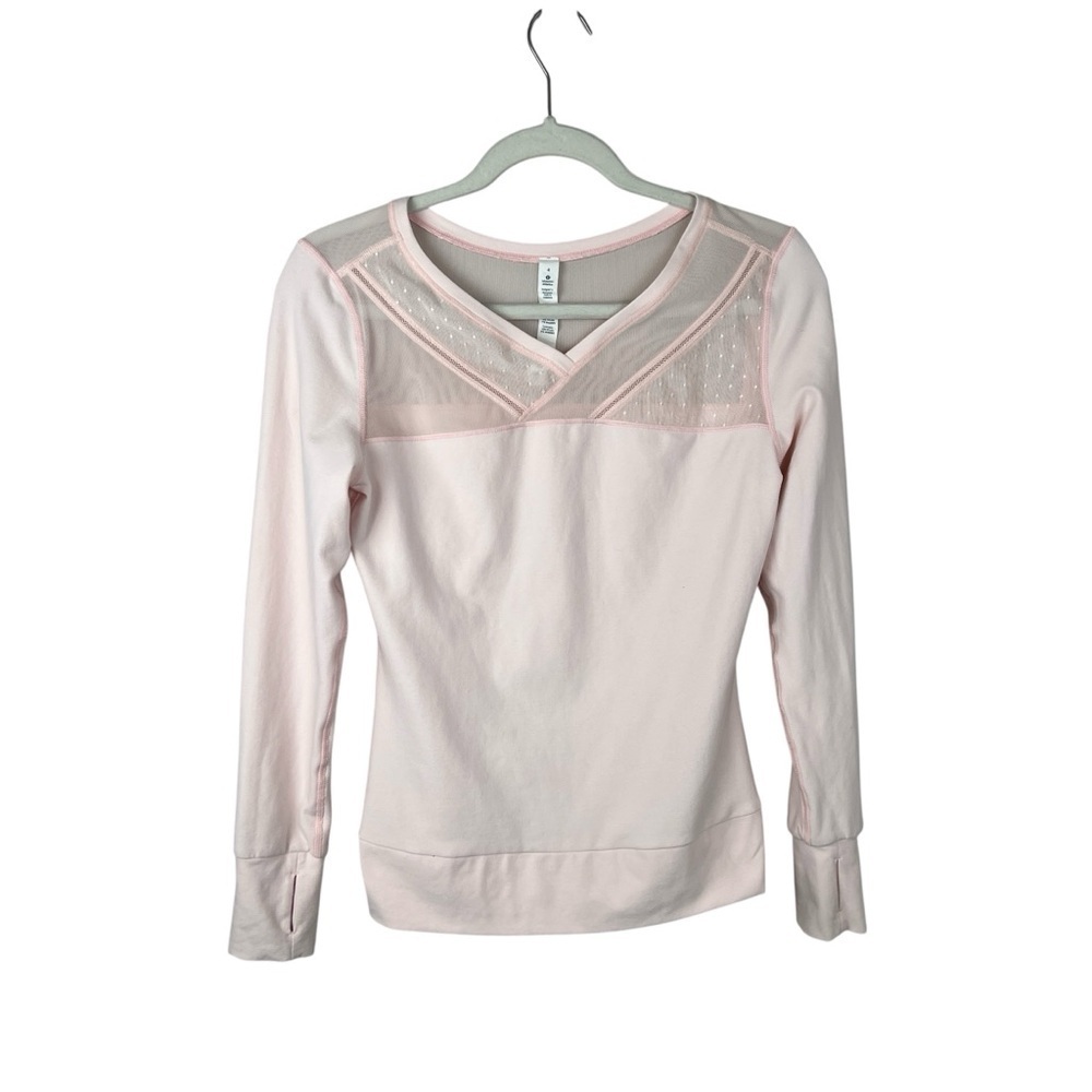 Lululemon Just Breathe Long Sleeve Shirt Parfait Pink